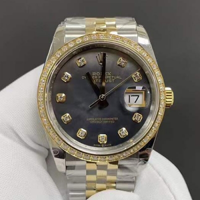 ROLEX 116243 デイトジャスト 36mm ブラックシェル 会員登録楽