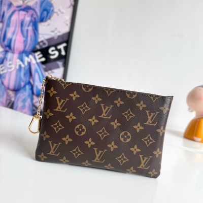 LOUIS VUITTON ポシェット クレ ミディアム モノグラム キャンバス レディース 24×15.5×1cm