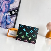 LOUIS VUITTON ミュルティプル ウォレット モノグラム グラデーション メンズ 11.5×9×1.5cm