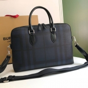 BURBERRY ブリーフケース スモーキーチェック メンズ 37×27×5.5cm