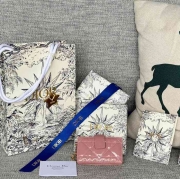 DIOR レディディオール 5スロットカードケース ラムスキン レディース 10.4×7×2cm