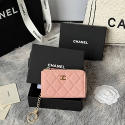 CHANEL L字ジップコインパース カーフレザー レディース 12×7cm