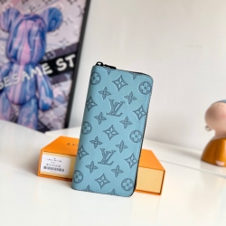 LOUIS VUITTON ジッピー ウォレット モノグラム シャドウ レザー メンズ 20×10×2cm