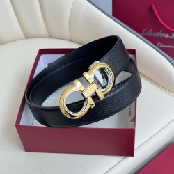 フェラガモ メンズ ベルト 両面用 3.5cm