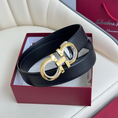 フェラガモ メンズ ベルト 両面用 3.5cm