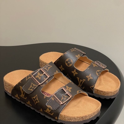 【LOUISVUITTON】BIRKENSTOCKコラボボストンサンダルスリッポンメンズレディース