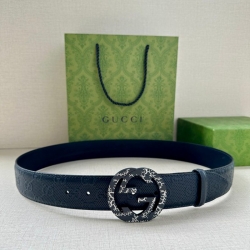 グッチ メンズ ベルト シグネチャー 4.0cm
