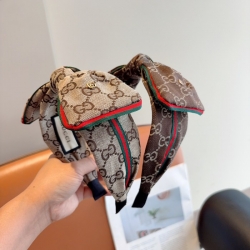 グッチ スタイル ヘアバンド ボウ