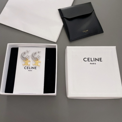 シャネル スタイル ピアス ゴールド シルバー