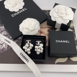 シャネル スタイル ピアス グレープ