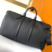 LOUIS VUITTON キープオール 50 LVアエログラム レザー メンズ 50×29×23cm
