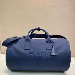 PRADA トラベルバッグ キャンバス メンズ 53×32×32cm