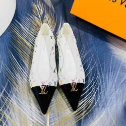 【LOUISVUITTON】唐三彩スニーカーレザースニーカーカジュアルシューズレディース