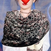 シャネル 新作 両面同色スカーフ 140x140