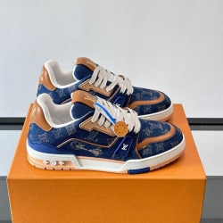 LV メンズ スニーカー トレーナー デニム 38-45