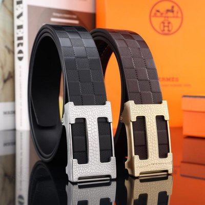 エルメス メンズ ベルト 自動バックル 3.5cm