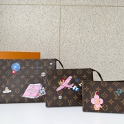 LOUIS VUITTON トリオ ポーチ モノグラム キャンバス レディース 25×20×5.5cm