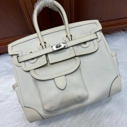 HERMES バーキン 25 カーゴ キャンバス×スウィフト レディース 25×20×13cm