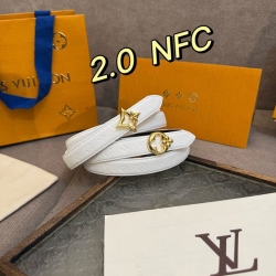 LV レディース ベルト フラワーグラム 20mm