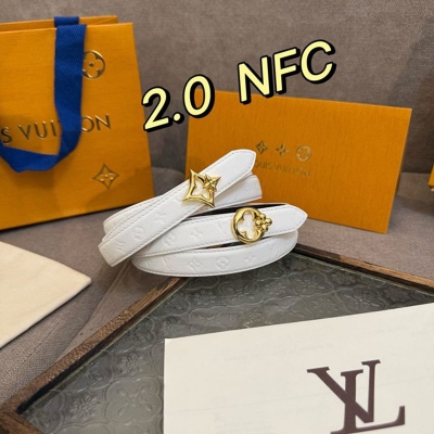 LV レディース ベルト フラワーグラム 20mm