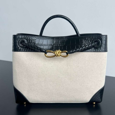 BV ショルダーバッグ レザー ハンドバッグ アンディアーモ 32.5×24×12cm