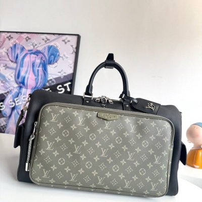 LOUIS VUITTON キープオール バンドリエール 50 LVパーク レザー メンズ 50×29×23cm