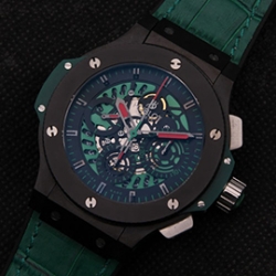 HUBLOT ビッグバン 301.SX.130.RX.174 ダークグリーン 多機能