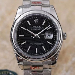 ROLEX 126200 デイトジャスト 36mm ブラック 自動巻き