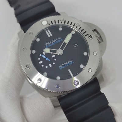 PANERAI PAM01305 サブマーシブル1950 3デイズ チタニオ 裏蓋チタン 超人気