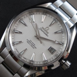 OMEGA シーマスター アクアテラ Asian ETA搭載 自動巻き ダークホワイト