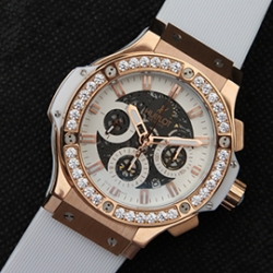 HUBLOT ビックバン ベゼル全面ダイヤ 贈り物商品