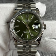 ROLEX M126234 デイトジャスト 36mm グリーン 2836搭載 2024人気