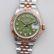 ROLEX 279171G デイトジャスト 28mm オリーブグリーン レディース