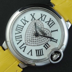 CARTIER バロンブルー ホワイト文字盤 レディース 工場直販