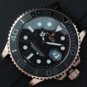 ROLEX ヨットマスター ブラック文字盤 エバーローズゴールド 販売トップ