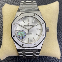 AUDEMARS PIGUET 15400ST ロイヤルオーク 41mm シルバーホワイト 3120搭載 2024最高級
