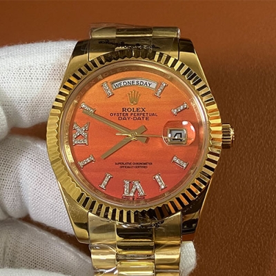 ROLEX デイデイト M128238 カーネリアン 41mm 2024新作