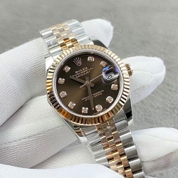 ROLEX 278271G デイトジャスト 31mm チョコレート レディース人気