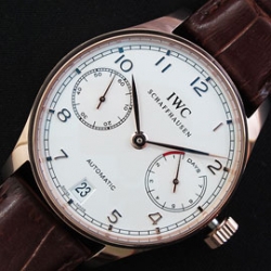 IWC ポルトギーゼ 自動巻き IW500701 YL工場 白文字盤 パワーリザーブ