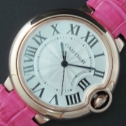 CARTIER バロンブルー 電池式 ピンクゴールドケース 入手困難品