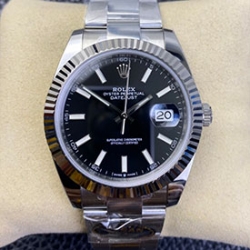 ROLEX M126334 CLEAN製 41mm ブラック オイスターブレス 最高級