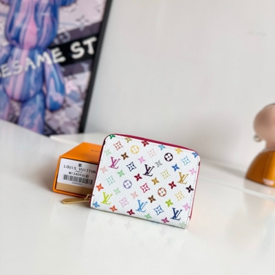 LOUIS VUITTON ジッピー コインパース モノグラム マルチカラー レディース 11×8.5×2cm