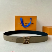 LV メンズ ベルト アエログラム 3.4cm
