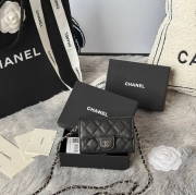CHANEL ウエストバッグ カーフレザー レディース 11×7.5×2cm