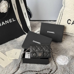 CHANEL ウエストバッグ カーフレザー レディース 11×7.5×2cm