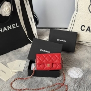 CHANEL ウエストバッグ カーフレザー レディース 11×7.5×2cm