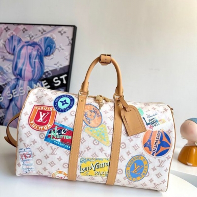 LOUIS VUITTON キープオール バンドリエール 45 モノグラムデューン メンズ 45×27×20cm