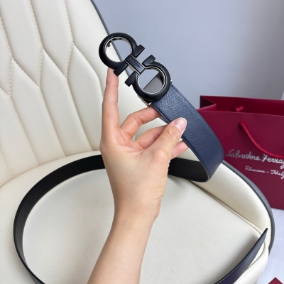 フェラガモ メンズ ベルト 両面用 3.5cm