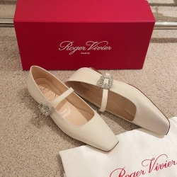 【ROGERVIVIER】ベルビビエマリージェンヌバレエシューズレディース