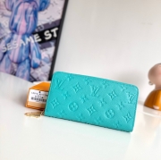 LOUIS VUITTON ジッピー ウォレット モノグラム アンプラント レザー レディース 19.5×10.5×2.5cm